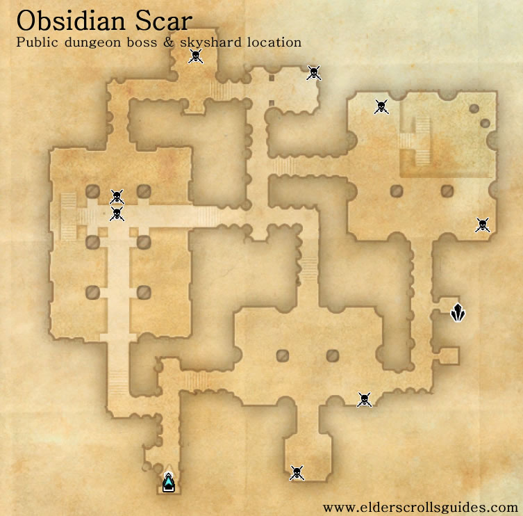Obsidian public map | Elder Scrolls Online Guides